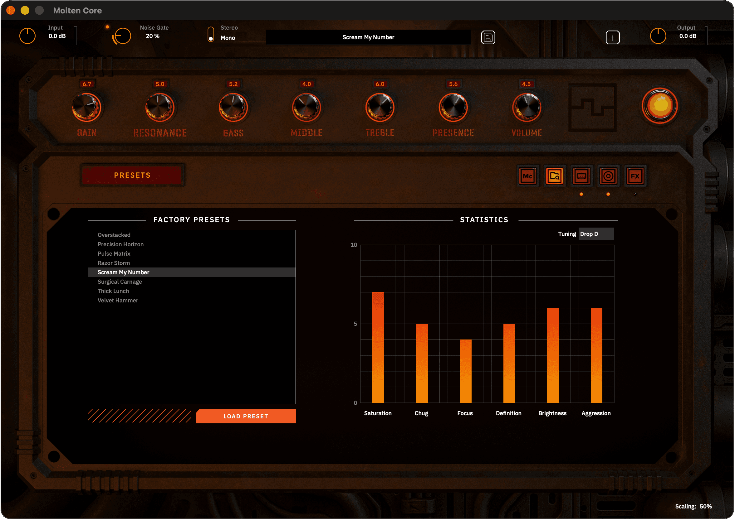 Molten Core Amp